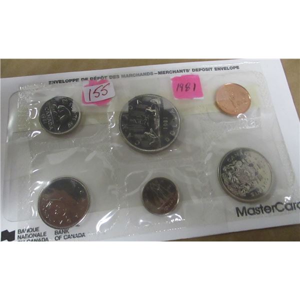 1981 PROOF CANADA MINT SEALED COIN SET