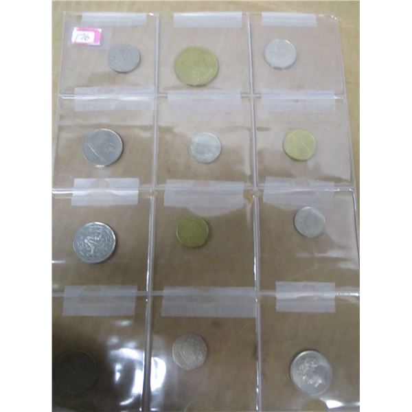 DOZEN LOT OF WORLD COLLECTABLE COINS