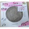 Image 1 : 1873 VICTORIAN SCARCE NEWFOUNDLAND SILVER HALF DOLLAR