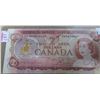 Image 1 : 1974 MULTI COLORED BANK OF CANADA $2 BILL