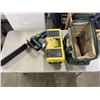 Image 1 : ELECTRIC CHAINSAW, TOOLBOX WITH CONTENTS AND TOOLBAG