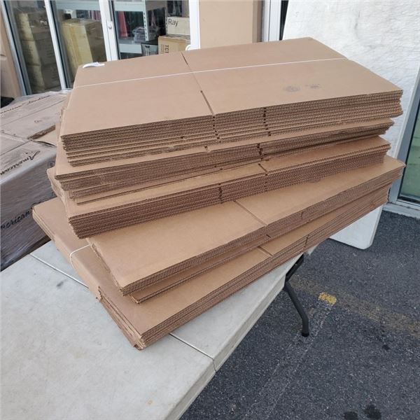 5 BUNDLES OF MOVING BOXES