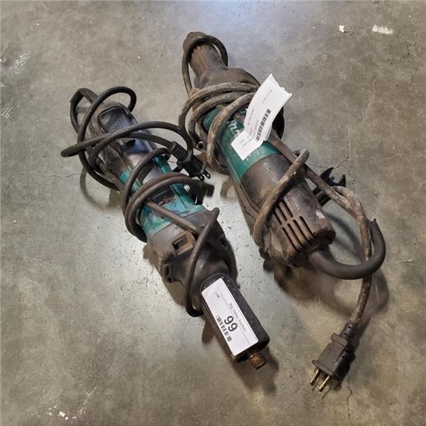 TWO MAKITA DIE GRINDERS