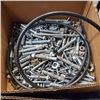 Image 3 : ASSORTED HAND TOOLS, FASTENERS AND HOSE FITTINGS