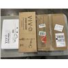 Image 1 : SINGLE ULTRAWIDE MONITOR DESK MOUNT, BLACK OFFICE CHAIR MOUNTED KEYBOARD TRAY AND BLACK LAPTOP DESK 
