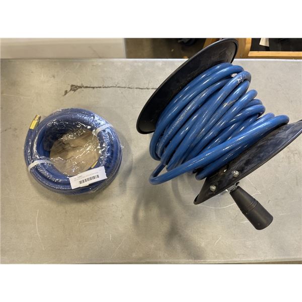 AIR HOSE ON REEL WITH EXTRA HOSE