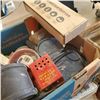 Image 3 : BOX OF ROCK TUMBLERS WITH ASSORTED ROCKS AND GLASS CUTTER