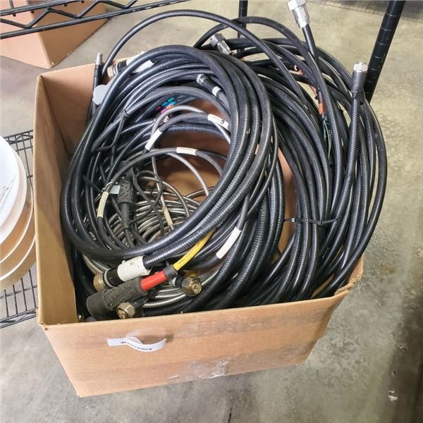 LARGE LOT OF ARMOURED FIBER OPTIC CABLES