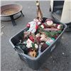 Image 2 : LARGE BIN OF XMAS DECOR ITEMS