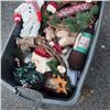 Image 3 : LARGE BIN OF XMAS DECOR ITEMS