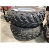 Image 2 : 4 ATV TIRES ON STEEL RIMS