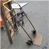 Image 2 : 5 FT WOODEN A FRAME LADDER AND METAL DOLLY
