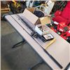 Image 1 : LARGE LOT OF ASSORTED FISHING RODS, LURES AND TACKLE, NETS ETC