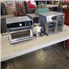Image 1 : CUISINART TOASTER OVEN, KALORIK AIR FRY OVEN AND SALTON ELECTRIC KETTLE