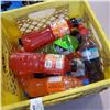Image 2 : TWO CRATES OF ASSORTED DRINKS, POWERADE, FANTA, SPRITE COKE ETC.