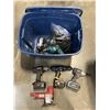 Image 1 : TOTE WITH ASSORTED POWER TOOLS
