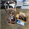 Image 1 : WELDING CART WITH TANK, TORCH, HOSES AND GAUGES