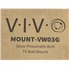 Image 2 : 2 SILVER PNEUMATIC ARM TV WALL MOUNT