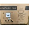 Image 1 : BRAND NEW ECCONITURE MESH HIGH BACK EXECUTIVE OFFICE ARMCHAIR, BLACK WITH METAL BASE RETAIL $399
