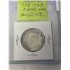 Image 2 : 1939 SILVER CANADIAN WW2 50 CENT COIN - KING GEORGE V .800 SILVER