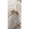 Image 2 : 14K GOLD W/ GENUINE IVORY PAIR OF EARRINGS