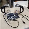 Image 1 : ROWENA STEAM IRON AND 2 SALTON ELECTRIC KETTLES ONE IS DIGITAL