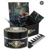 Image 2 : 6 NEW MEN'S "HAIR PRIDE" UNSCENTED HAIR POMADE INCLUDES COMB PRODUCT RETAIL $120+
