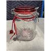 Image 3 : 8 PRESERVING JARS INCLUDING 2 MASON WITH 3 STORAGE CANNISTERS