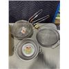 Image 2 : LOT OF NEW STRAINERS, SERVING UTENSILS AND FUNNEL