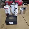 Image 1 : ESPRESSO MAKER, COFFEE PRESS, SMOKING COCKTAIL KIT AND DRINK POURER