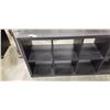 Image 2 : BLACK IKEA CUBICAL STORAGE SHELF