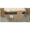 Image 1 : BRAND NEW ECCONITURE MESH HIGH BACK EXECUTIVE OFFICE ARMCHAIR, BLACK WITH METAL BASE RETAIL $349