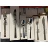 Image 2 : SOLA ATLANTIC 12 PIECES OF TABLE FORKS, KNIVES, DESERT KNIFVES, DESERT FORKS, COFFEE AND TEA SPOON