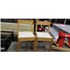 Image 2 : KIDS PINE REINDER ROCKER AND TWO KIDS CHAIRS