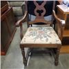 Image 2 : VINTAGE DINING CHAIR WITH ARMS