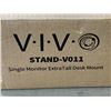 Image 2 : MECHANICAL ARM DUAL MONITOR DESK MOUNT AND SINGLE MONITOR EXTRA TALL DESK MOUNT