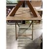Image 2 : FOLDING TEAK PATIO CHAIR AND TABLE