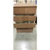 Image 2 : IKEA 6 DRAWER BROWN HIGHBOY DRESSER