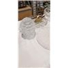 Image 2 : PINWHEEL CRYSTAL SERVING TRAYS, BASKET AND BOWL