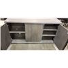 Image 2 : MODERN RUSTIC 3 DOOR SIDEBOARD, 65 INCH LONG, 16 INCH DEEP