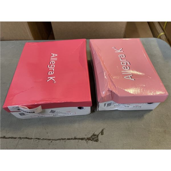 2 PAIRS OF WOMENS SHOES, SIZE 8.5