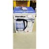Image 2 : HAMILTON BEACH 1.7L GLASS ELECTRIC KETTLE - TESTED WORKING