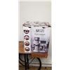 Image 2 : ULTIMA COSA PRESTO BOLLENTE ESPRESSO MACHINE W/ FROTHER AND COFFEE GRINDER - TESTED WORKING, RETAIL 