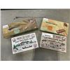 Image 1 : 4 NEW/ SEALED GAMES, 2 ROY TOY LOG SETS, DESKTOP BOWLING AND DESKTOP BASKETBALL - TOTAL RETAIL $106