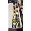 Image 1 : ATOMIC BLOG 185CM FREERIDE SKIS WITH ROSSIGNOL AXIAL 2 12 DIN BINDINGS