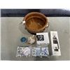 Image 1 : SOMEHWERE OVER THE RAINBOW TEA BASKET - TEAVOLO TRAVEL MUG, 13.5OZ MUG, 3 TEA POSTCARDS, 2OZ TEA & H