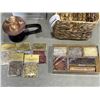 Image 2 : INCENSE IRON AROMA LAMP WITH COPPER BOWL, RESIN INCENSE OF INDIA SET, VARIETY OF 5 RESINS PACKAGES, 