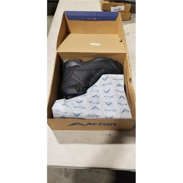 BRAND NEW ACTON SIZE 8 LEATHER SAFETY STEEL BOATS