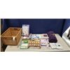 Image 1 : SPA FOOT BASKET WITH RELAXUS FOOT ROLLER, ORGANIC COTTON TOWEL, FOOT AROMATHERAPY SOAK & SHOWER TABS