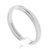Image 6 : Men's Classic Art Carved 14k White Gold 3.6mm Dome w/ Milgrain Wedding Band Ring